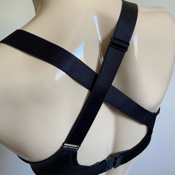 Marlies Dekkers 34E *FREE* black and white bra *fair condition - Picture 8 of 12